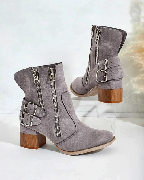 Ботильйони на підборах Zerta з декором від Royalfashion