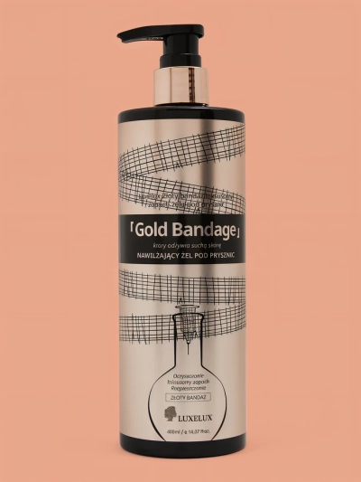 Luxelux Zlatý Bandážní Gel na Tělo 400 ml