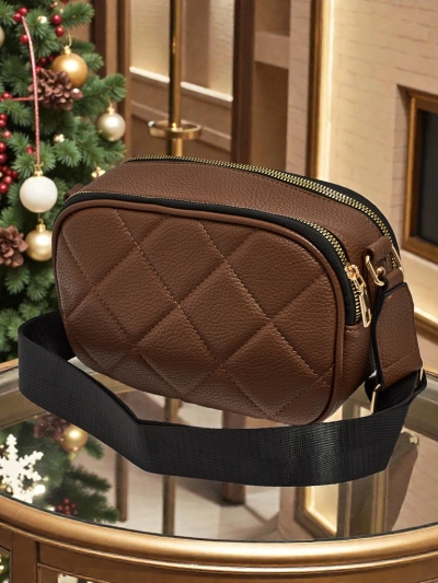 Prošívaná Malá dámská kabelka z eko kůže Connere