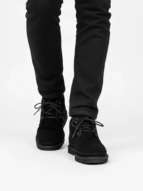 Чорні чоловічі утеплені черевики Gavin