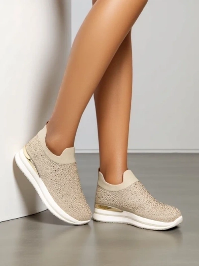 Royalfashion dámské sportovní boty na slip-on z textilu Terrifa