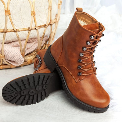 Trapery w kolorze camel Gigi - Obuwie