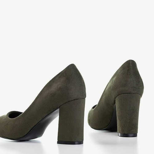 Темно-зелені туфлі на посту Росинди - Взуття