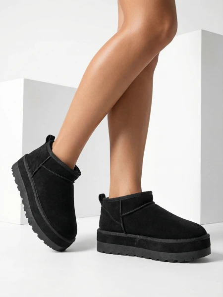 Royalfashion Krátké ženské sněhové boty a'la Biovve