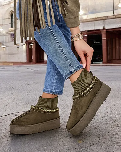 Royalfashion Krátké sněhové boty pro ženy Narorzi