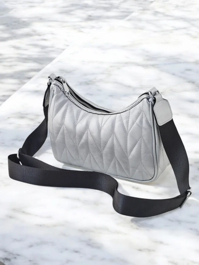 Royalfashion Malá prošívaná kabelka pro ženy s peněženkou