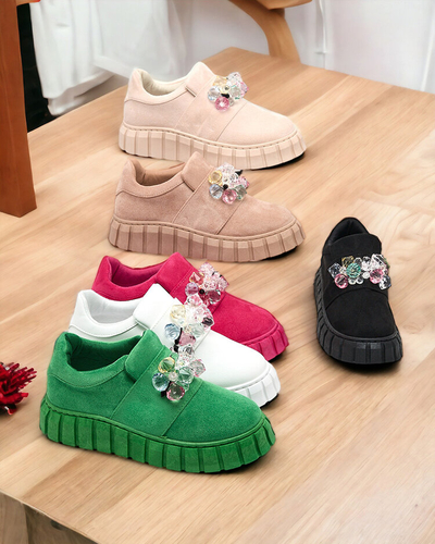 Royalfashion Спортивні напівчеревики з кольоровою галькою Resinello
