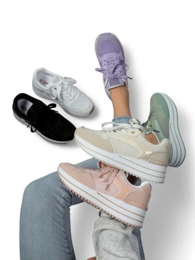 Royalfashion Dámské sportovní tenisky na platformě Revived