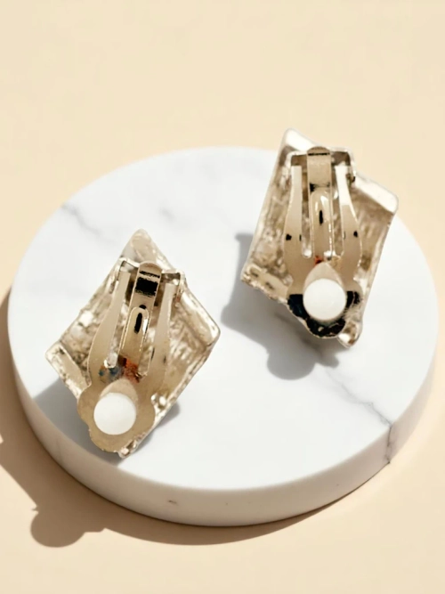 Royalfashion Кліпси жіночі з кубічним цирконієм