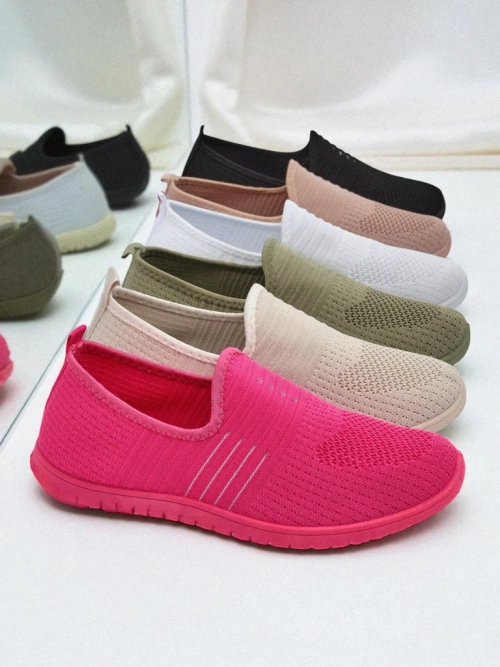 Жіночі мокасини Perseida комфортна тканина помаранчева на весну та літо