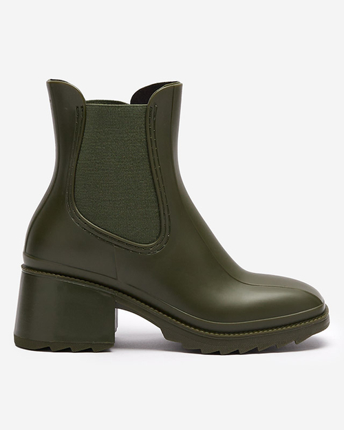 Темно-зелені жіночі черевики Caldala- Footwear