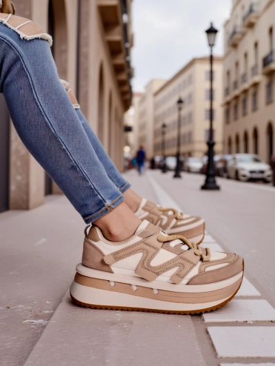 Royalfashion Dámské platformové sportovní tenisky Eviger