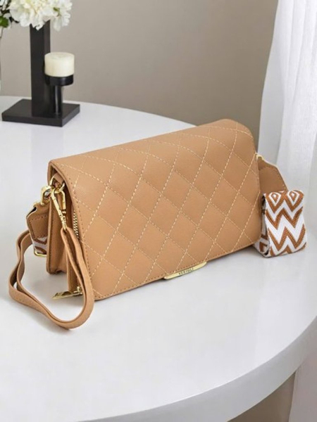 Royalfashion Multifunkční prošívaná peněženka/kabelka na popruhu Multi Culti