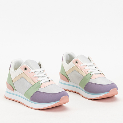 Vícebarevné dámské sportovní tenisky se třpytkami Berilan - Obuv