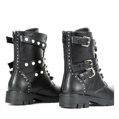 Černé tašky s ozdobami Federica - Obuv 1