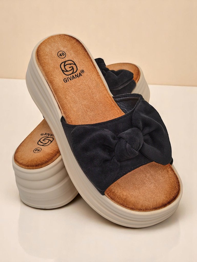 Royalfashion Dámské platformové nazouváky Givan