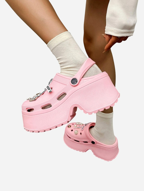 Royalfashion жіночі гумові тапочки з декораціями Dellos