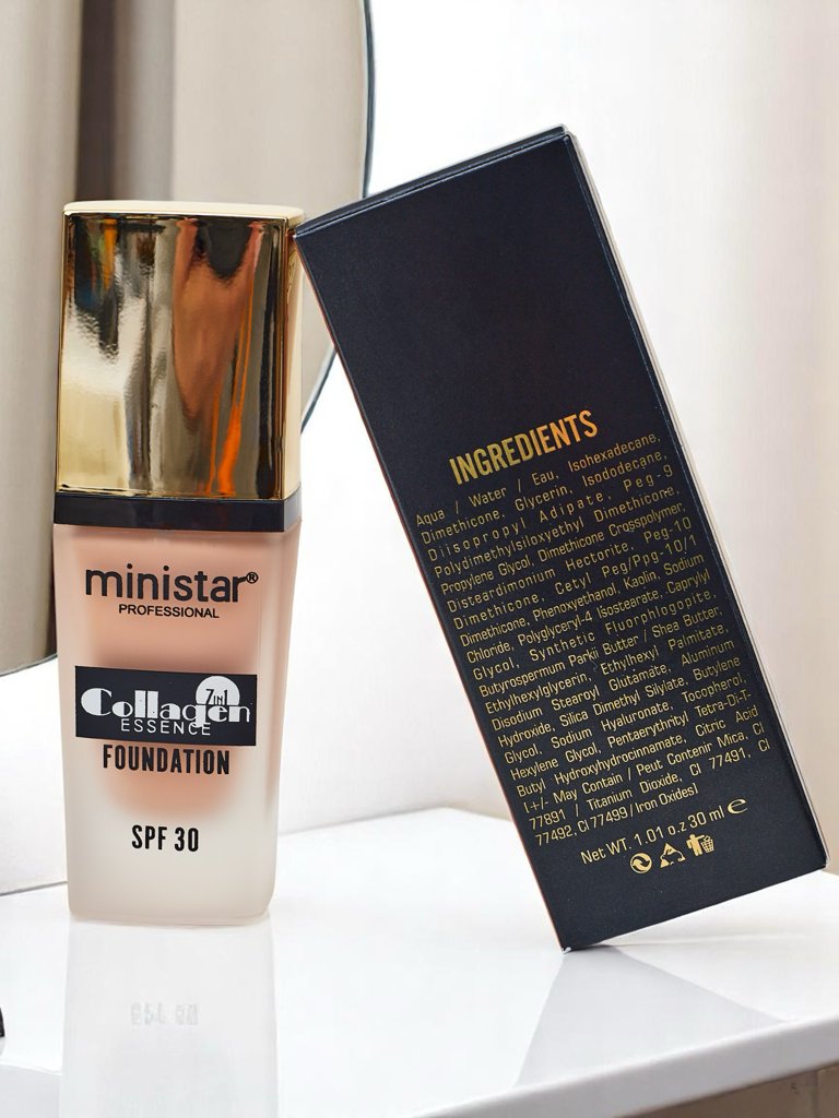 MiniStar Face Foundation Vanilla Rose 02