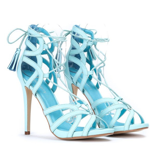 Сині босоніжки на високому каблуці Nulia - Взуття 1