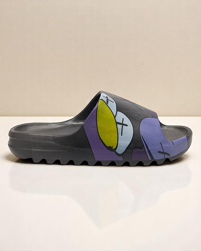 Dámské Gumové Sandály Aurora Černé Stylové na Léto