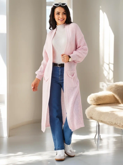 Royalfashion Akrylový pletený dámský cardigan