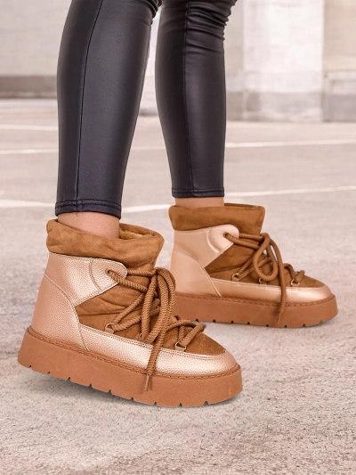 Zhinochi snihovi choboti Royalfashion Lace-up Iniuc