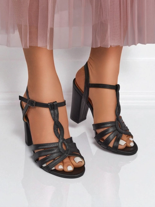 Royalfashion Жіночі босоніжки на високих підборах Daffi Elegance