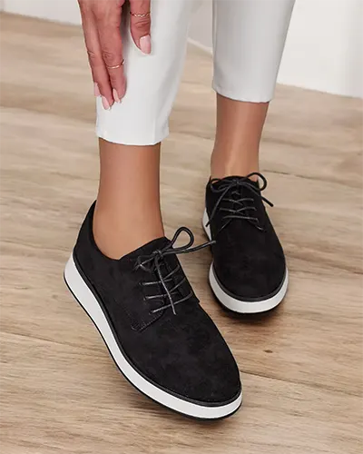 Royalfashion Dámské šněrovací polobotky Gori