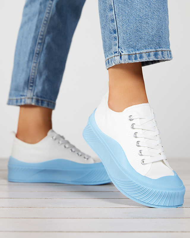 Bílo-modré dámské tenisky, tenisky typu Nerikas - Obuv