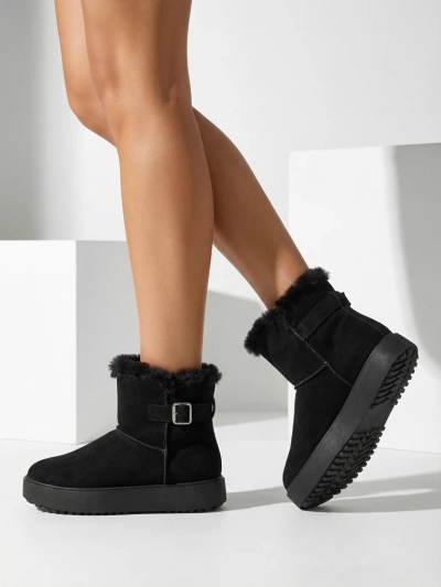 Royalfashion Krátké boty a'la sněhule dámské Winter Crest