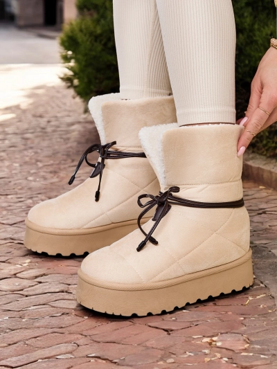 Dámské šněrovací sněhové boty Royalfashion Wdeno