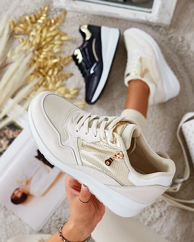 Royalfashion Dámské sportovní tenisky na kočičí kůži Nentas