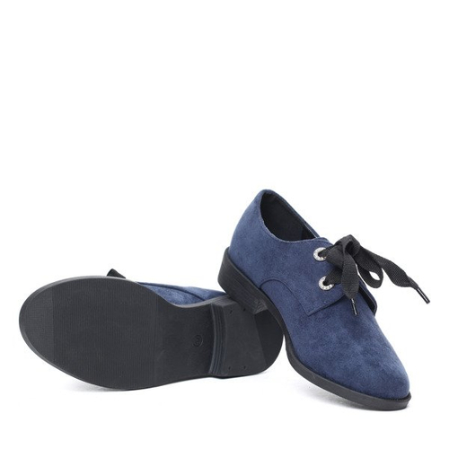 Granatowe półbuty Lele- Obuwie