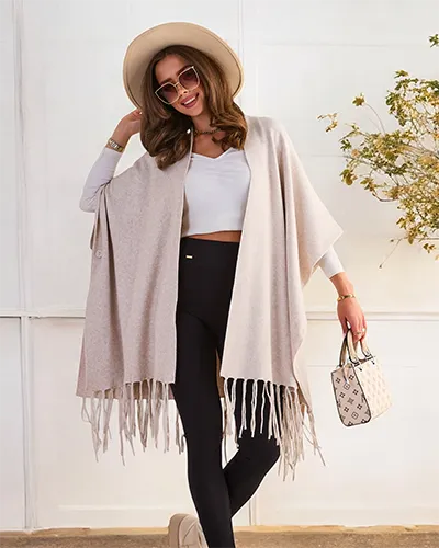 Royalfashion Dámské pončo