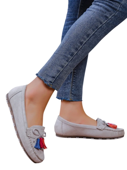 Royalfashion Жіночі екологічні замшеві мокасини Zimmid