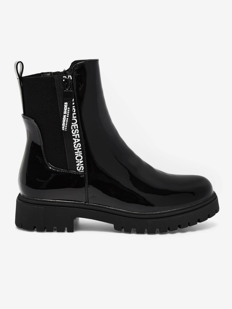 Dámské lakované boty Somaliane