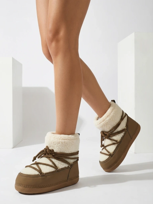 Жіночі снігоходи з кожушком Uvella