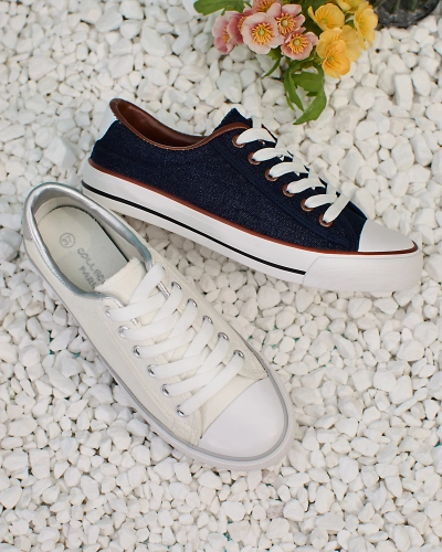 Жіночі кеди Royalfashion Navy Blue Жіночі кеди Gumpy