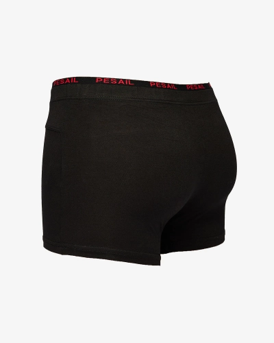 Royalfashion Černé pánské viskózové boxerky