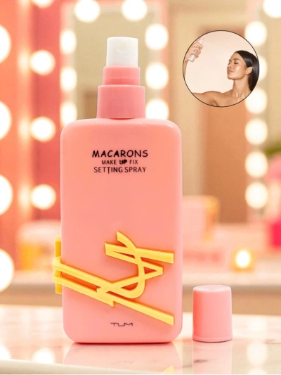 Macarons Makeup Fixing Spray Růžový