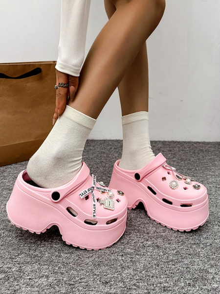 Royalfashion Dámské gumové ťapkami s dekoracemi Dellos