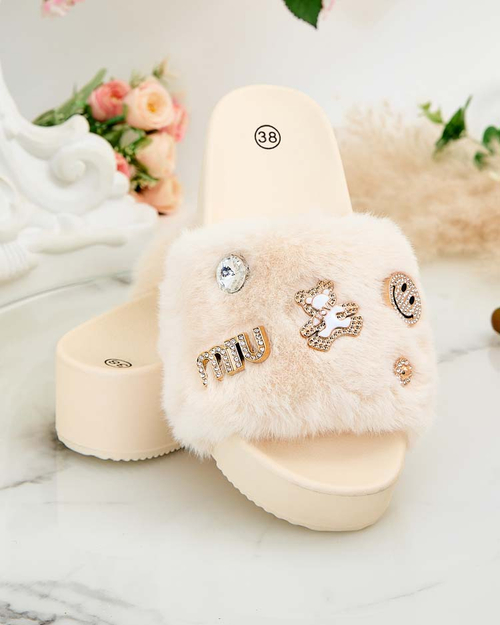 Royalfashion Жіночі шльопанці на платформі Helimme