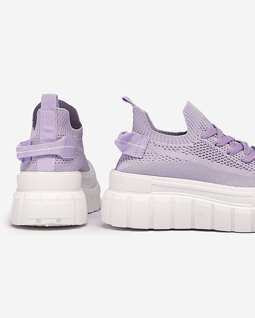 Фіолетові спортивні кросівки на платформі Dakkos- Footwear