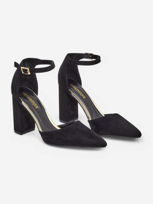 Royalfashion Жіночі туфлі на підборах з еко замші Calde