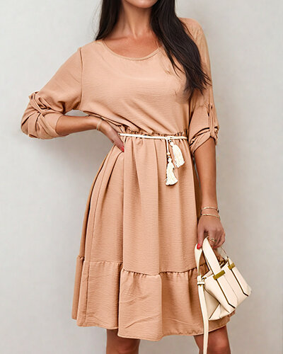 Royalfashion Dámské šaty ke kolenům