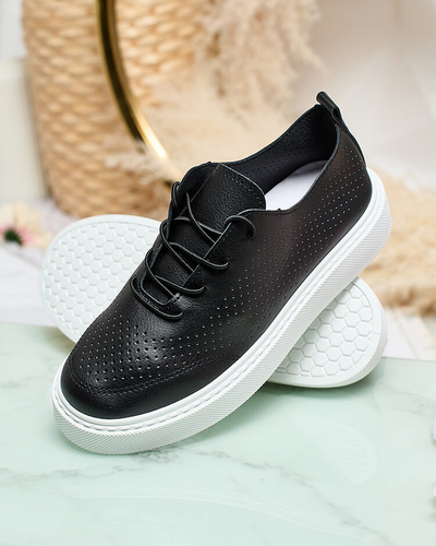 Royalfashion Dámské ažurové tenisky Flequis