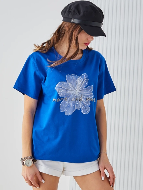 Royalfashion Жіночий бавовняний футболка Більше і більше