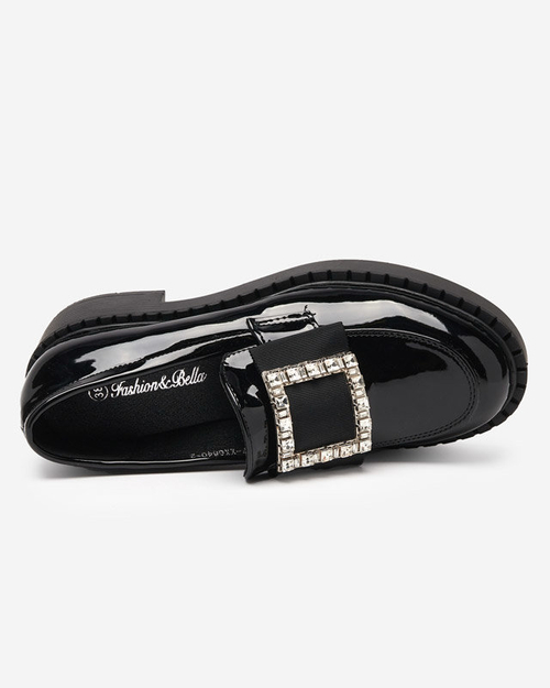 Лакові туфлі з чорною пряжкою Fogim - Взуття