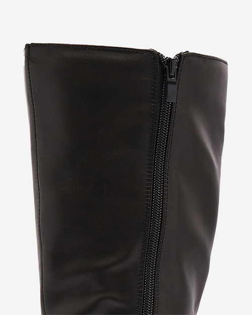 Чорні жіночі ботильйони з екошкіри Roterika - Взуття