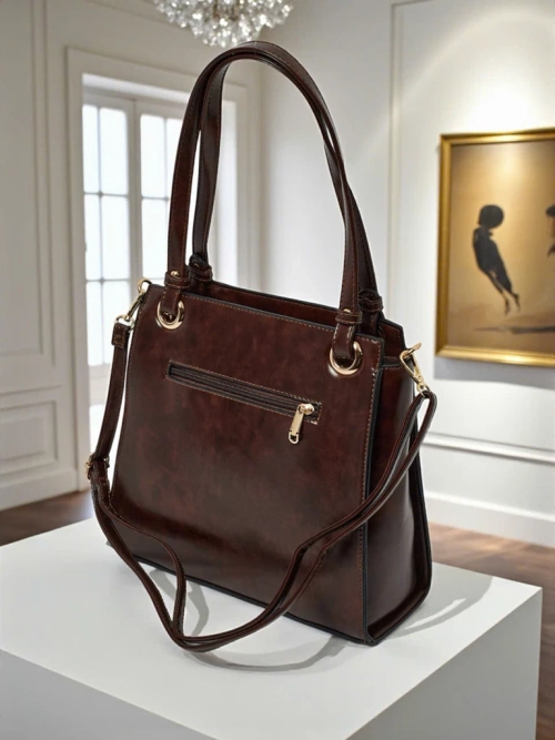 Жіноча сумка-шопер з екошкіри Silent Raven